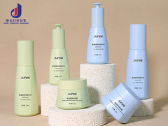 JJ8008 Nouveaux arrivants PETG Bouteille de crème de lotion d'essence en plastique