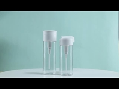 Bouteille cosmétique PET 100 ml 120 ml 400 ml Bouteille de démaquillage avec plafond rond