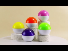 Vase de gommage au beurre de corps en gros 50 ml Contenant en boule vide en forme de glace Fleur de glace Crème pour le visage Vase 50g Peau