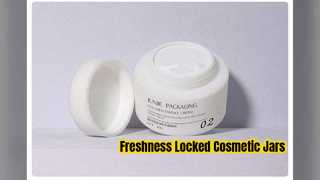 Les pots cosmétiques hermétiques préservent vos produits