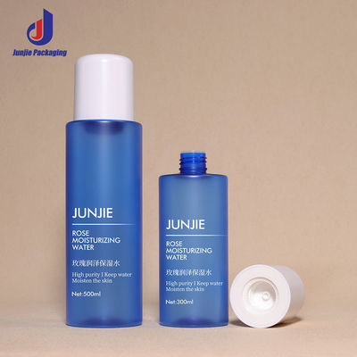 Bouteilles en plastique mat clair 500 ml 300 ml 200 ml Bouteilles en plastique PET pour produits cosmétiques