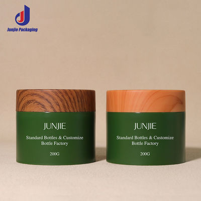 Bouteille d'emballage de luxe de 200 g de crème avec bouchon à vis Large capacité de démaquillage du corps Cosmétique bouteille en plastique pour recyclage