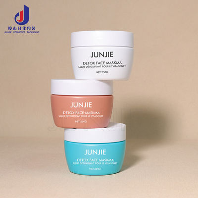 Bouteille d'emballage de luxe de 200 g de crème avec bouchon à vis Large capacité de démaquillage du corps Cosmétique bouteille en plastique pour recyclage