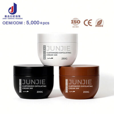 Bouteilles de shampooing en plastique transparent 500 ml Bouteilles en PET cylindriques Cosmétiques Pour l'emballage