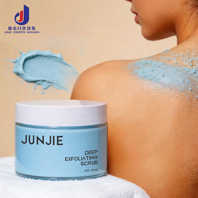 Bocal de gommage corporel par injection plastique avec couvercle, bouteille PP à large ouverture personnalisée, masque facial pour poils, salon de beauté, haute capacité 80G-300G